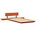 Struttura del letto Marrone 90 x 200 cm legno - Foto miniatura 1