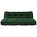 Cuscino per Divano Pallet 2 pcs Verde Tessuto - Foto miniatura 2