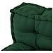 Cuscino per Divano Pallet 2 pcs Verde Tessuto - Foto miniatura 4