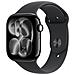 Watch Series 11 GPS + Cellular 46mm Cassa Alluminio Jet Black con Sport Band Nero - S /M - Foto miniatura 1