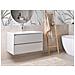 Mobile Lavabo A Parete Con Lavabo Bahia 100 Cm Grigio - Foto miniatura 1