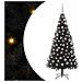 Albero di Natale con 300 LED con supporto Nero 180 cm PVC - Foto miniatura 1