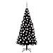 Albero di Natale con 300 LED con supporto Nero 180 cm PVC - Foto miniatura 4