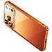Custodia Posteriore Trasparente Con Fibbia A Molla Magnetica Arancione Compatibile Con Iphone 17 Pro - Foto miniatura 3