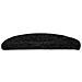Tappetini per scale 20 pz 56x17x3 cm Nero Semicircolari - Foto miniatura 3