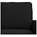 Divano 2 pcs Nero 182 x 80 x 82 cm Tessuto - Foto miniatura 6