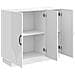 Credenza Bianco Lucido 89 x 34,5 x 77 cm Legno ingegnerizzato - Foto miniatura 3