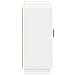 Credenza Bianco Lucido 89 x 34,5 x 77 cm Legno ingegnerizzato - Foto miniatura 5
