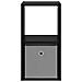 Comodino con cassetto 2 pcs Rovere Nero 30,5 x 27 x 59,5 cm - Foto miniatura 6