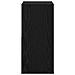 Comodino con cassetto 2 pcs Rovere Nero 30,5 x 27 x 59,5 cm - Foto miniatura 7