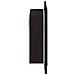 Mobiletto con specchio a LED per bagno Rovere Nero 40x12x45 cm in Legno Multistrato - Foto miniatura 8