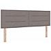 Letto box spring con materasso Tortora 140 x 200 cm Tessuto - Foto miniatura 5