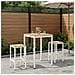 Tavolo Bar da Giardino Bianco 70 x 68,5 x 105 cm - Foto miniatura 2