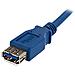 Cavo di prolunga USB 3.0 SuperSpeed da 1 m A ad A blu - M / F - Foto miniatura 3