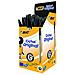 200 Penne A Sfera Bic Cristal Original Inchiostro Nero Medium Punta 1 Mm 4 Box - Foto miniatura 1
