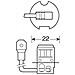 Cp. lampade H3 Blu-xe 12v. 55w - Foto miniatura 7