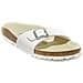 Ciabatta Unisex Pelle Bianco Made In Germany Art. madrid 0040733 Taglia: 41 - Foto miniatura 2