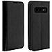 Custodia Galaxy S10 Pelle Portafoglio Funzione Stand - Nero - Foto miniatura 1