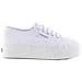 2790 Cotw Linea Up And Down Platform Bianco Sneakers Scarpe Tela Bianco 35 - Foto miniatura 15