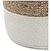 Pouf Bianco 46x48cm Dalama - Foto miniatura 10