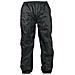 Pantaloni Antipioggia Impermeabili Antiacqua Anti Vento Foderato Moto Nero Xxl - Foto miniatura 3