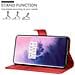 Custodia Compatibile Con Oneplus 7 Pro In Rosso Carminio - Coperchio Protettiva Con Chiusura Magnetica, Funzione Stand E Tasca Per Le Carte - Foto miniatura 2