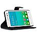 Custodia Compatibile Con Alcatel Onetouch S3 In Nero Carbone - Coperchio Protettiva Con Chiusura Magnetica, Funzione Stand E Tasca Per Le Carte - Foto miniatura 6