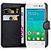 Custodia Compatibile Con Alcatel Onetouch S3 In Nero Carbone - Coperchio Protettiva Con Chiusura Magnetica, Funzione Stand E Tasca Per Le Carte - Foto miniatura 10
