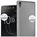 Custodia Compatibile Con Sony Xperia Xa In Grigio Metallico - Coperchio Protettivo In Silicone Tpu Flessibile - Foto miniatura 6
