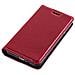 Custodia Compatibile Con Samsung Galaxy S2 / S2 Plus In Rosso Mela - Coperchio Protettiva Con Chiusura Magnetica, Funzione Stand E Tasca Per Le Carte - Foto miniatura 2
