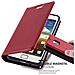 Custodia Compatibile Con Samsung Galaxy S2 / S2 Plus In Rosso Mela - Coperchio Protettiva Con Chiusura Magnetica, Funzione Stand E Tasca Per Le Carte - Foto miniatura 4