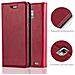 Custodia Compatibile Con Samsung Galaxy S2 / S2 Plus In Rosso Mela - Coperchio Protettiva Con Chiusura Magnetica, Funzione Stand E Tasca Per Le Carte - Foto miniatura 5