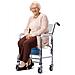 Sedia A Rotelle Comoda Impermeabile Con Wc Vaso Rimovibile Per Anziani / disabili - Foto miniatura 2