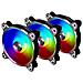 Br120 Digital Rgb Pwm Lfter 3er Pack 120mm Inkl. Controller Grau - Foto miniatura 1