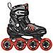 Moody Boy Tif, Pattini In Linea. Bambino, Nero-rosso, 30-35 - Foto miniatura 1