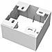 Tc3 Backbox1g Scatola Elettrica Bianco (Techconnect Modular Av Faceplate - Lifetime Warranty - Single-gang Surface Mount Uk Backbox - Standard Surface-mount Backbox [ pattress] 86 X 86 X 45 Mm / 3.4 X 3.4 X 1.8 - Plastic - White)  - Foto miniatura 1