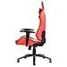 Gaming Chair PLAYCOM PM20 - PVC, Doppio Cuscino, Schienale Reclinabile, Rosso Nero - Foto miniatura 2