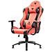 Gaming Chair PLAYCOM PM20 - PVC, Doppio Cuscino, Schienale Reclinabile, Rosso Nero - Foto miniatura 5