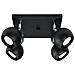 Gruppo Di Faretti A 4 Luci Nero, Gu10 - Foto miniatura 5