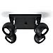 Gruppo Di Faretti A 4 Luci Nero, Gu10 - Foto miniatura 12