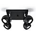 Gruppo Di Faretti A 4 Luci Nero, Gu10 - Foto miniatura 3