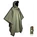 Peso Pioggia Poncho Riutilizzabile Escursionismo Rain Jacket Impermeabile Del Cappotto Con Cappuccio Per Ragazzi Uomini Donne Adulti 1 Verde Dellesercito - Foto miniatura 1