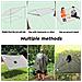 Peso Pioggia Poncho Riutilizzabile Escursionismo Rain Jacket Impermeabile Del Cappotto Con Cappuccio Per Ragazzi Uomini Donne Adulti 1 Verde Dellesercito - Foto miniatura 2