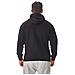 Mens Rigenerata Filati Eco Friendly Anti Pil Flessibile Molle Comodo Zip Fleece-up Maglia Con Cappuccio Felpa Con Cappuccio Nera 3x-large - Foto miniatura 3