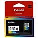 CL-441XL Cartuccia Ink Originale Nera Ciano e Magenta per Pixma MG2140 Capacità 400 Pagine - Foto miniatura 1
