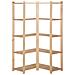 Scaffale Ad Angolo 5 Livelli 82,5x82,5x170 Cm Massello Di Pino - Foto miniatura 2