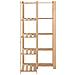 Scaffale Ad Angolo 5 Livelli 82,5x82,5x170 Cm Massello Di Pino - Foto miniatura 3