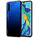 Custodia Compatibile Con Huawei P30 Pro In Blu - Nero - Coperchio Protettivo Bicolore In Vetro Temperato E Silicone Tpu - Foto miniatura 1