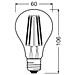 Ledvance A Lampadina Led E27 Trasparente 4.9w 470lm 2700k Ip20 320° [lv-4099854048197] - Foto miniatura 4