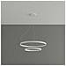 Sollux Lighting Lampadario Rio 2 55/78 Bianco Led 3000k Th. 176 - Moderno Lampadario Bianco 150x78x78 Cm - Foto miniatura 2